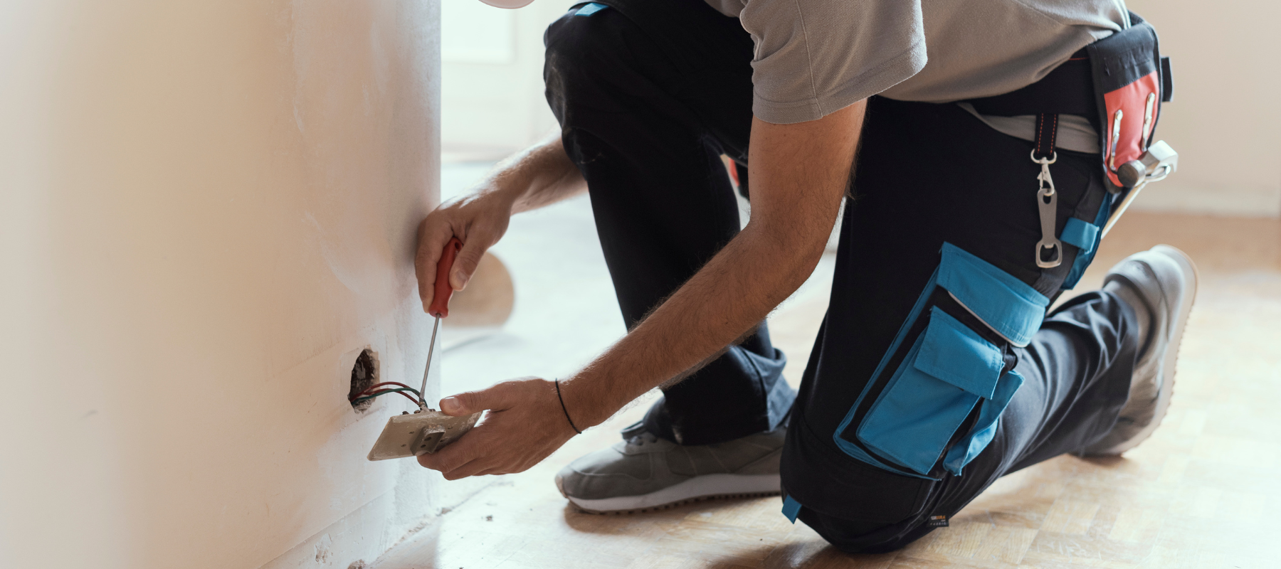 Electrician working
