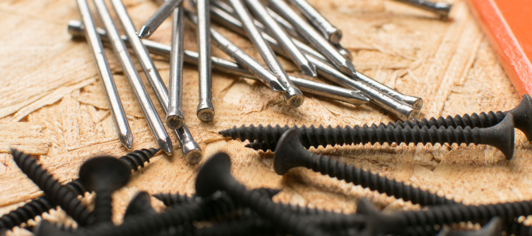Wood screws and nails