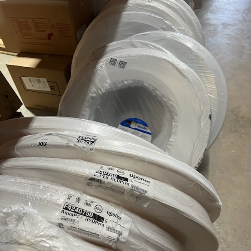 Wire and supplies inside of S&S Wholesale warehouse