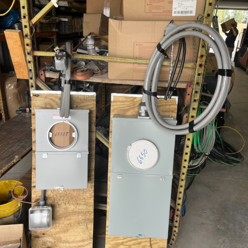 Electrical supplies inside of S&S Wholesale warehouse