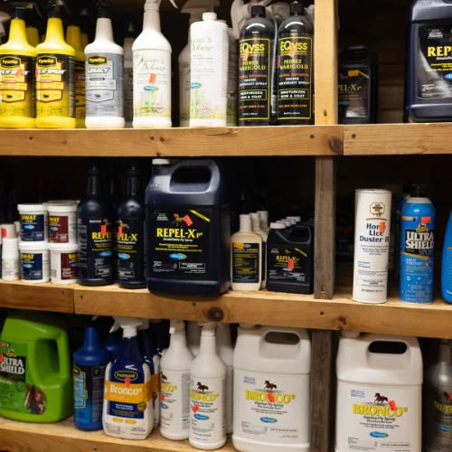 Supplies on display inside of Metcalf's Trading Post